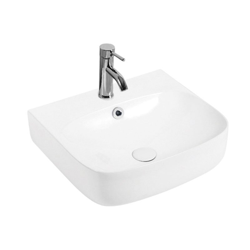 New design ceramic wall hung basin bathroom Vanity  Counter top basin 162