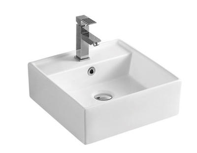 Modern design square commercial porcelain sink  hand wash basin  wall hung basin 101