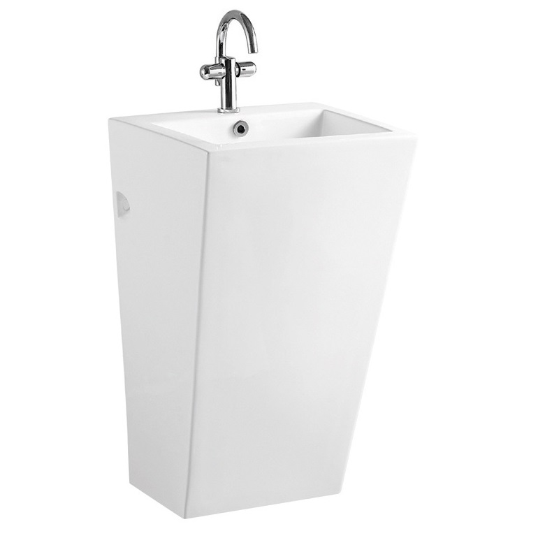 High Quality Pedestal Bathroom Ceramic Wash Basin  908