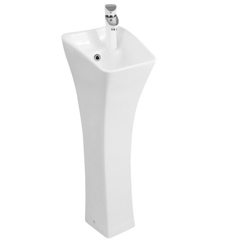 Floor Standing One Piece Pedestal Basin in Small Size for 912