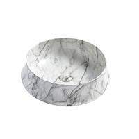 Bathroom Sanitary ware marble painted basin counter top hand wash Round basin 322-MB018