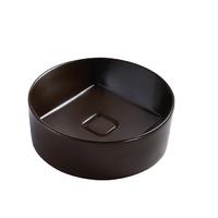 Bathroom Round Ceramic hand wash basin Counter top Brown Basin 366-MBR