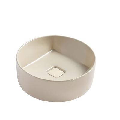 Bathroom Round Ceramic hand wash basin Counter top Light Green Basin 366-MBE