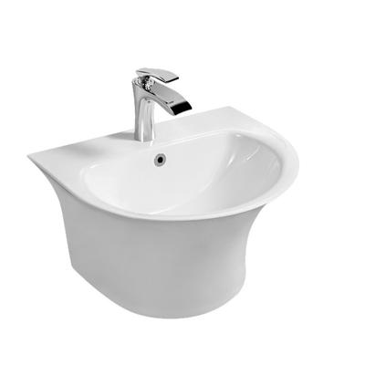 Popular Design For One Piece Bathroom Face Wash Basin HWB006