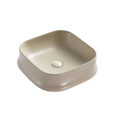 China Ceramic hand wash basin table top Beige hand wash sink 267-MBE​