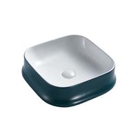 Bathroom Sanitary Ware Matt Cyan Blue  Color Wash basin 267-MCB