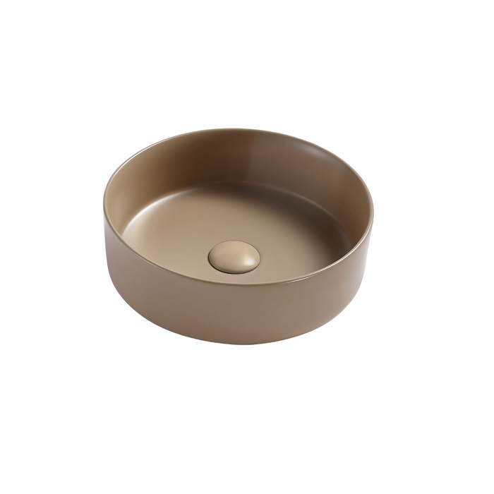 China Ceramic Round hand wash Basin Counter top Matte color basin G323-MK