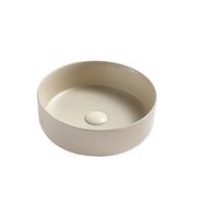 Chaozhou ceramic counter top round basin  Matte color basin G323-MBE