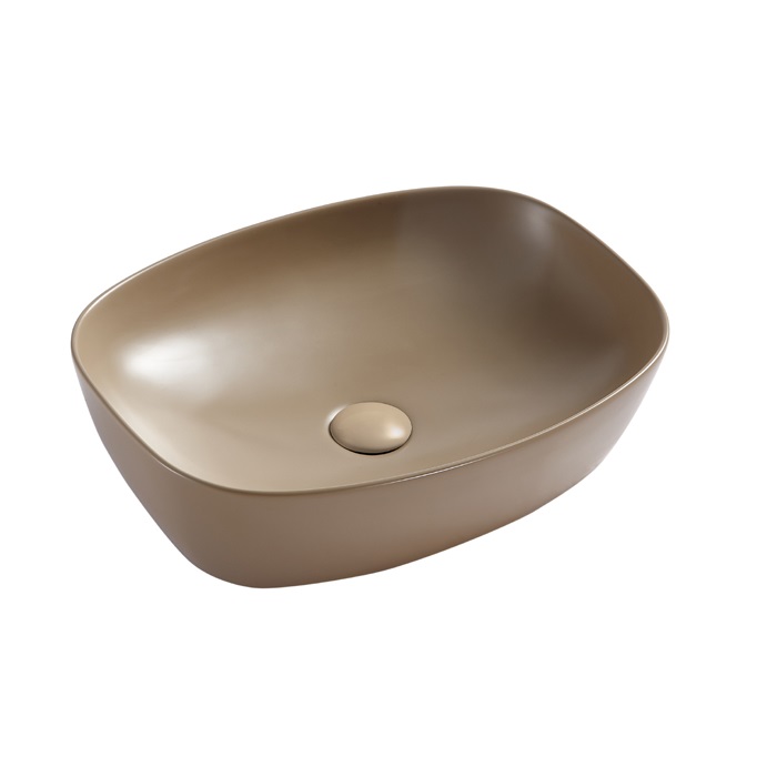 China Ceramic hand wash basin Cabinet counter top Painted Matt Color basin 336-MK