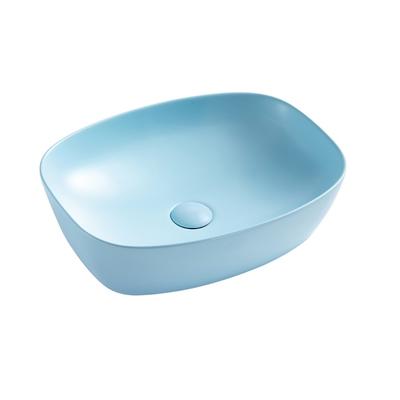 China Ceramic Counter top sink Painted Matt color Basin Bathroom use 336-MBL
