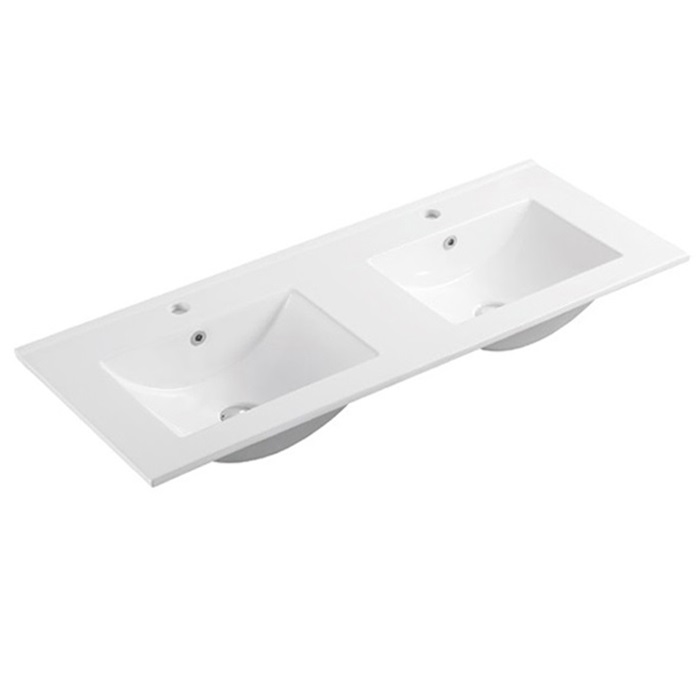 Sanitary Ware Ceramic Double Bathroom Vanity Wash Basin 802-60/802-70/802-80/802-90/802-100/802-120/802-120L/802-120D/802-150D/802-180D