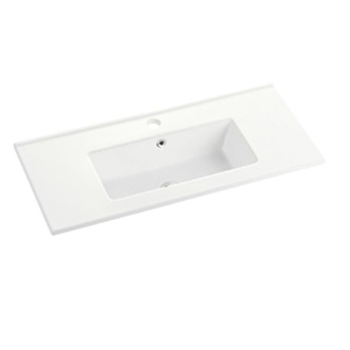 Featheredge White Under Mounting Ceramic Cabinet Wash Basin for Project 805-60/805-70/805-75/805-80/805-90/805-100