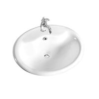 Oval Bathroom sanitary ware hand wash sink Ceramic Above counter  Basin 630