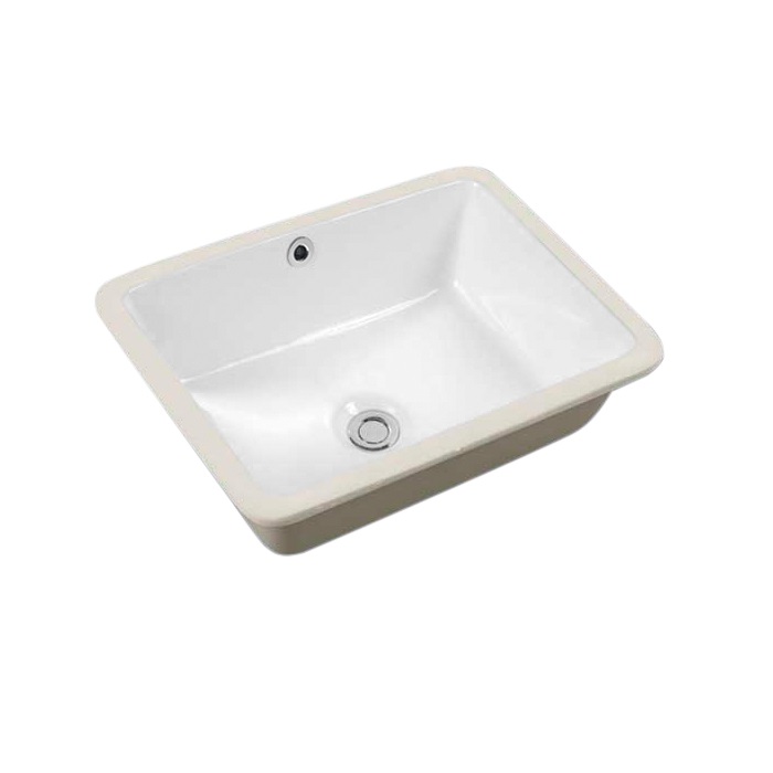 18 Inch Square Ceramic Undercounter Wash Basin 730-18