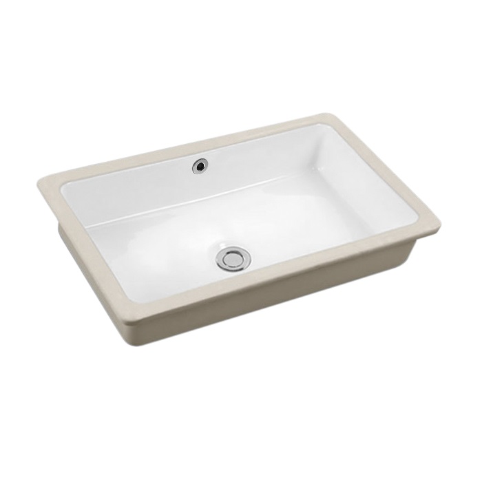 Big Size Square UndermountCeramic Sink for Bathroom  731-24