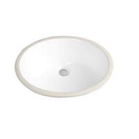 22 Inch Ceramic Oval Shaped Bathroom Undercounter Wash Basin 741-22B