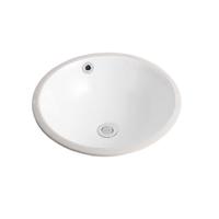 17 Inch Ceramic Round Shaped Bathroom Undercounter Wash Basin 746-17R