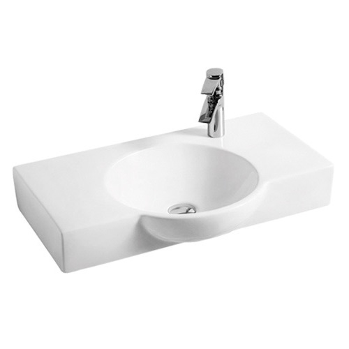 Big Mesa Beautiful Bathroom Wall Hung Basin With White Color  413