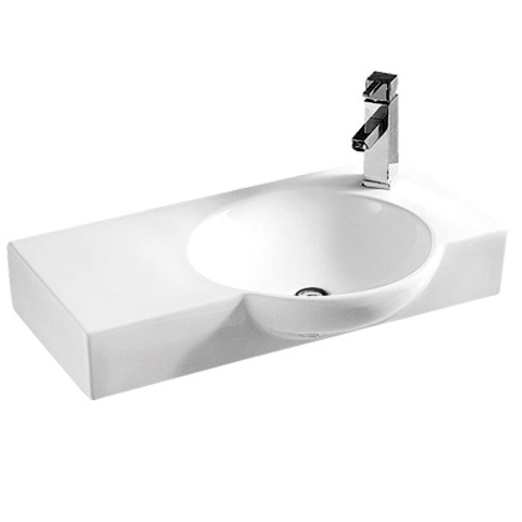 Unique Ceramic Wall Mounted Wash Basin For Bathroom 419
