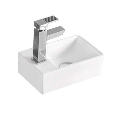 Bathroom Wall Hung Small Ceramic Hand Wash Basin for Project 431