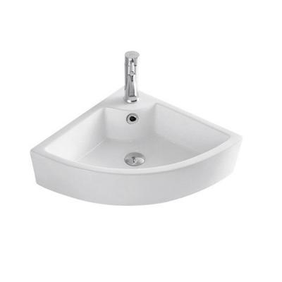 China Ceramic Triangle wall hung basin Counter top cabinet sink  225