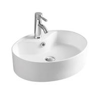Oval Ceramic Sanitary ware Wash Basin Cabinet Over Counter top sink 235