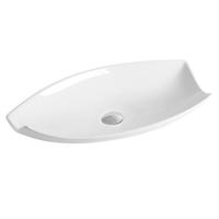Shell Shape Bathroom Ceramic hand wash Basin  Vanity Counter top Art sink 241