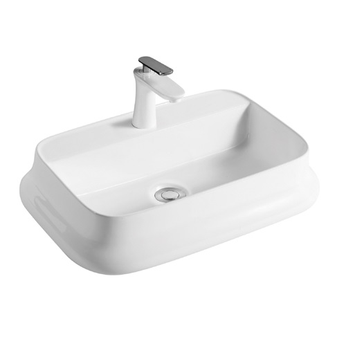 Rectangle Ceramic hand wash sink Counter top basin 267B