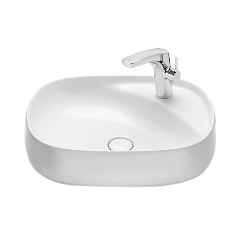 Countertop sinks ceramic Oval vessel sinks white vanity above counter ceramic art sink basin 275A