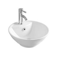 Round Basin Counter Top Hand Wash Basin Ceramic Vanity Basin with Faucet Hole 309
