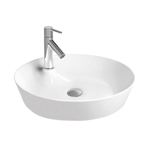 Bathroom  White Round Shape Art  Sink Ceramic Wash Basin T-20