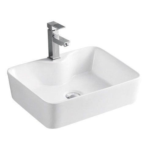 Chinese new model bathroom porcelain wash Basin square  countertops vanity Basin104/104S