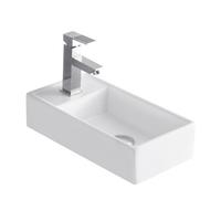 Rectangle white ceramic hand wash basin for wholesaler 124