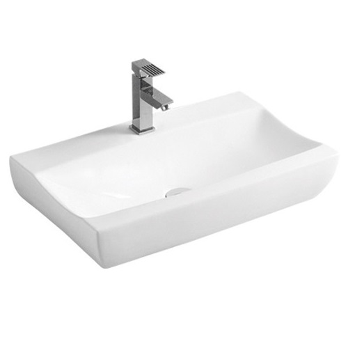 Unique shape Width Bathroom Counter top basin Wash Clothes Lavatory Sink Italy Design 148