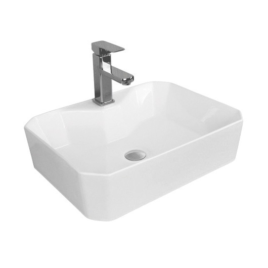 Sanitary Ware Manufacture Bathroom counter top Hand wash basin with faucet hole 159