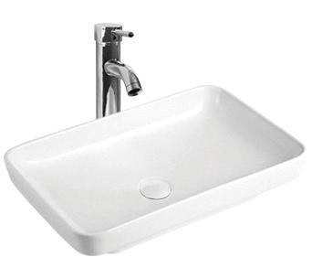 Modern Design square counter top Ceramic basin Bathroom hand wash sink 174A