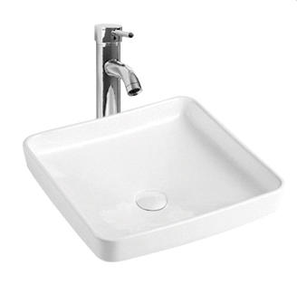 Modern Design square counter top Ceramic basin Bathroom hand wash sink 174B