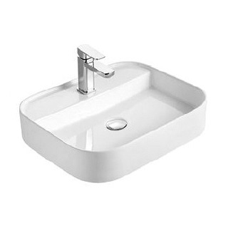 New Design Bathroom ceramic square cabinet basin Over counter top Sink 177B