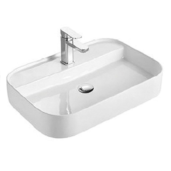 Best above counter rectangular new design hand wash basin 177C