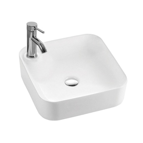 Pure White Glaze Ceramic Sink Sanitary ware with high quality washing Basin T-15