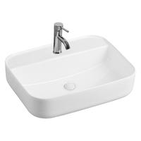 Hot Selling Ceramic Square Sink with Faucet hole hand wash basin T-27A