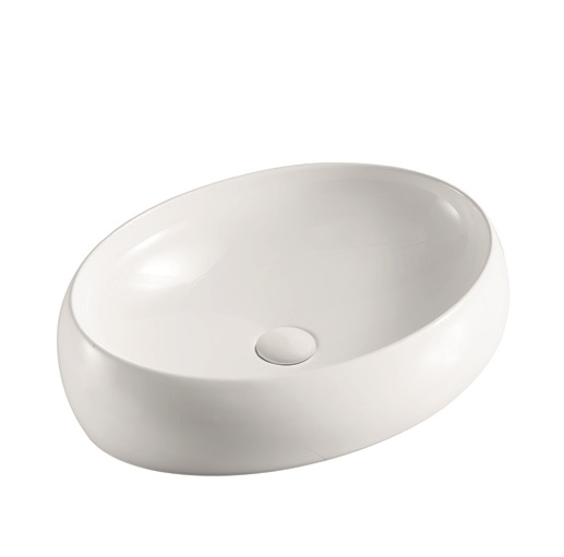 New Model Oval Ceramic No Hole Large Counter Top Art Wash Basin Brands 282