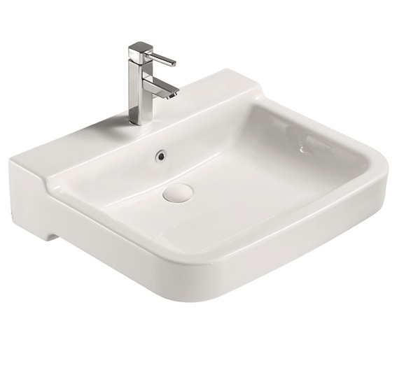 Chaozhou Factory whole sells Barrier free wash basin Public wall hung basin for Disabled LB004