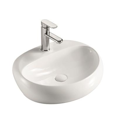 New design Oval wash basin Vanity countertop sink with faucet hole 280B